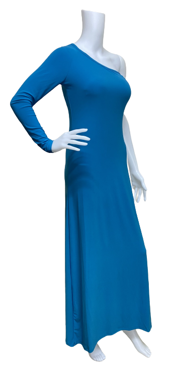画像4: BA11特別セールワンスリーブドレス　ブルー