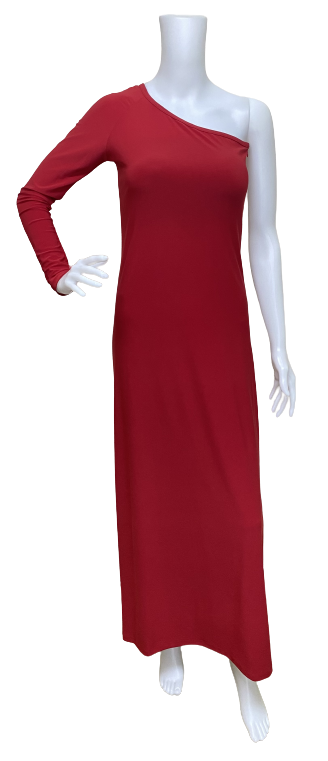 画像1: BA11特別セールワンスリーブドレス　赤5
